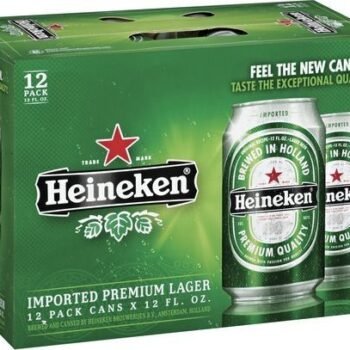 Heineken Original Lager Beer (12 fl. oz. can, 24 pk.)