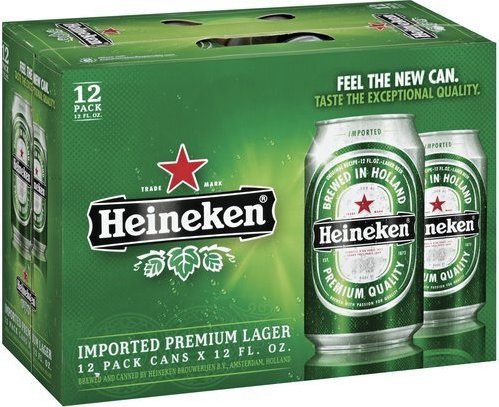 Heineken Original Lager Beer (12 fl. oz. can, 24 pk.)