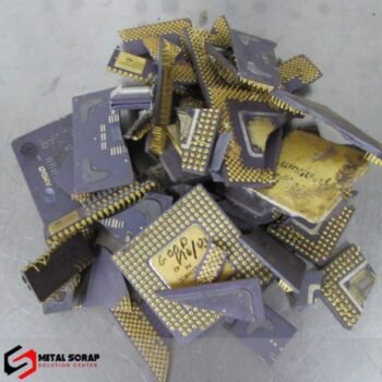 Ceramic CPU scrap (Gold Plated)
