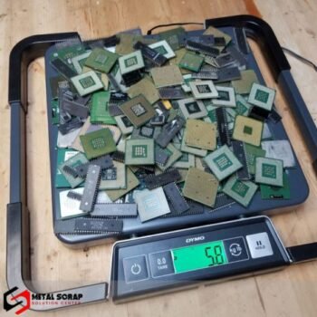 Ceramic CPU scrap (Gold Plated)