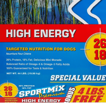 Sportmix Adult High Energy Mini Chunk Recipe Dry Dog Food, 44 lb. Bag