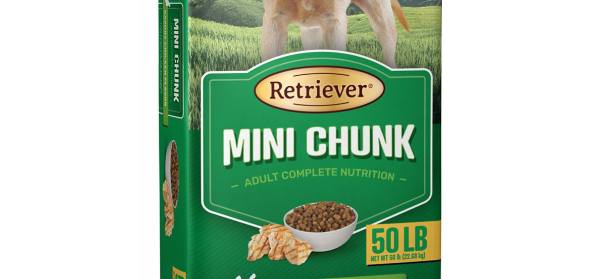 Retriever All Life Stages Mini Chunk Chicken Recipe Dry Dog Food, 50 lb. Bag